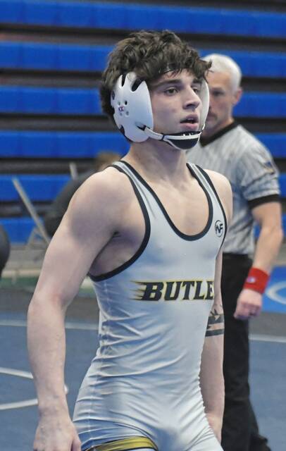 Butler senior Santino Sloboda is hoping for the third WPIAL 3A title. (Paul Schofield | TribLive)