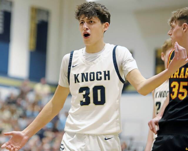 Knoch sends large crowd home happy with victory in 1st round of PIAA ...