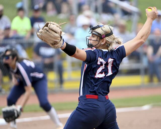 Shaler pitcher Bria Bosiljevac (Christopher Horner | TribLive)