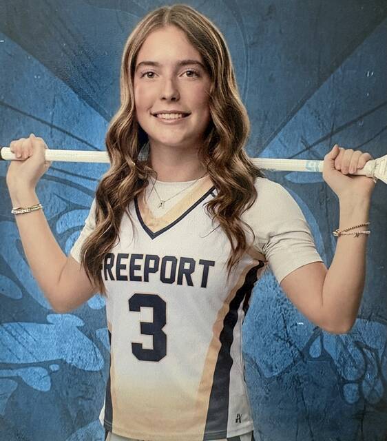 Freeports Alyssa Lovgren is a member of the 2025-26 girls lacrosse team. (Submitted by Alyssa Lovgren)