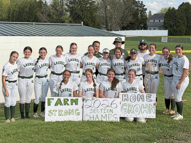 Laurel defeated Neshannock to clinch the section title Thursday. (James Dotson | Submitted)