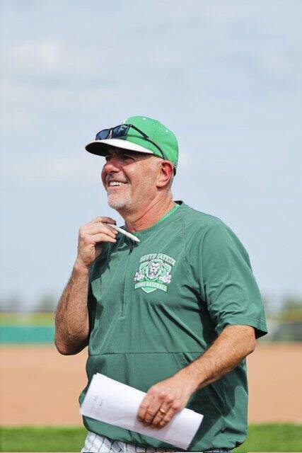 Marc “Bubba” Snider is in his first season as head coach of the South Fayette varsity baseball team and led the Lions to the 2026 WPIAL playoffs. (Courtesy of Ava Hurbanek)